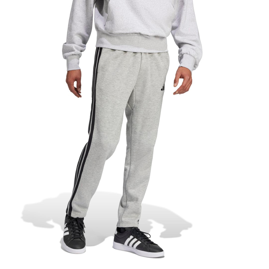 Essentials 3-Stripes Open Hem Fleece Joggers