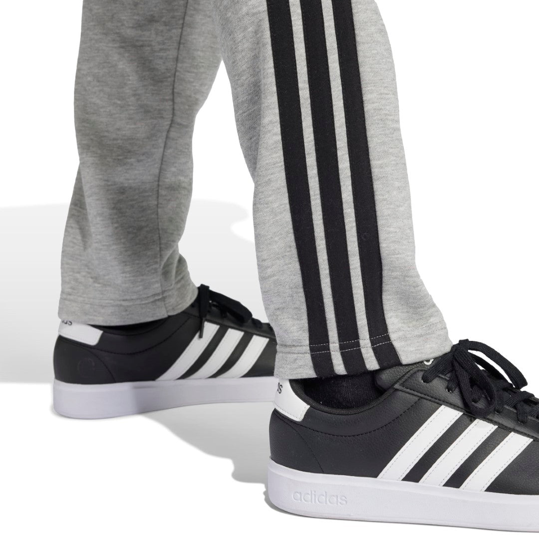 Essentials 3-Stripes Open Hem Fleece Joggers