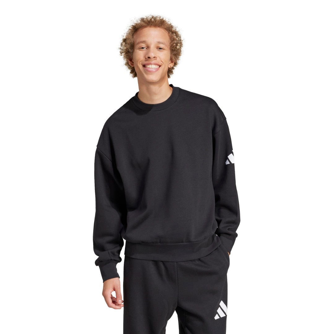 Essentials Loose Fit 3 Bar Logo Sweatshirt