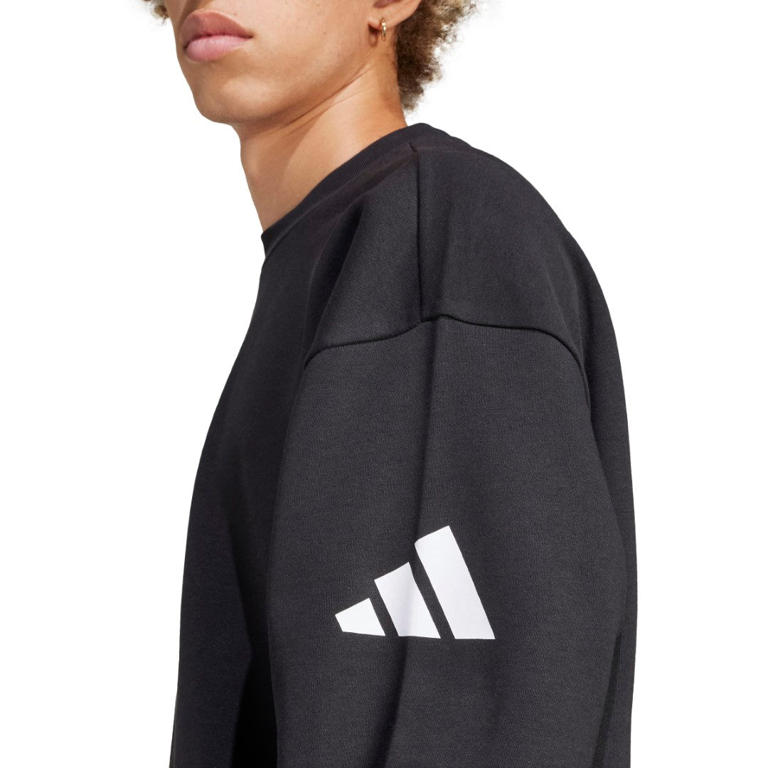 Essentials Loose Fit 3 Bar Logo Sweatshirt