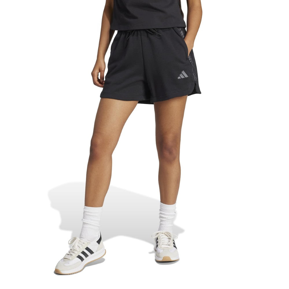 Essentials 3-Stripes Print Shorts
