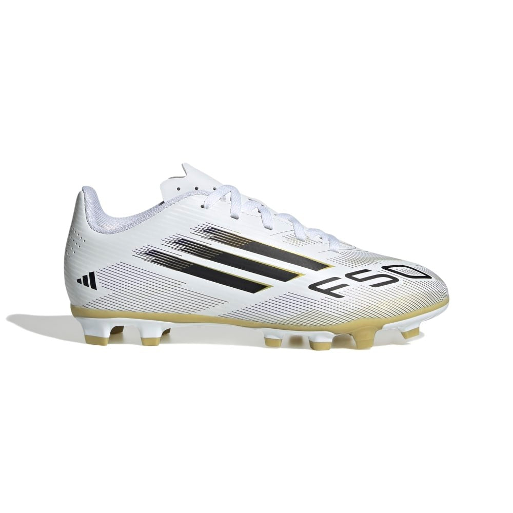 adidas f50 club firm ground multi kids football shoes unisex white