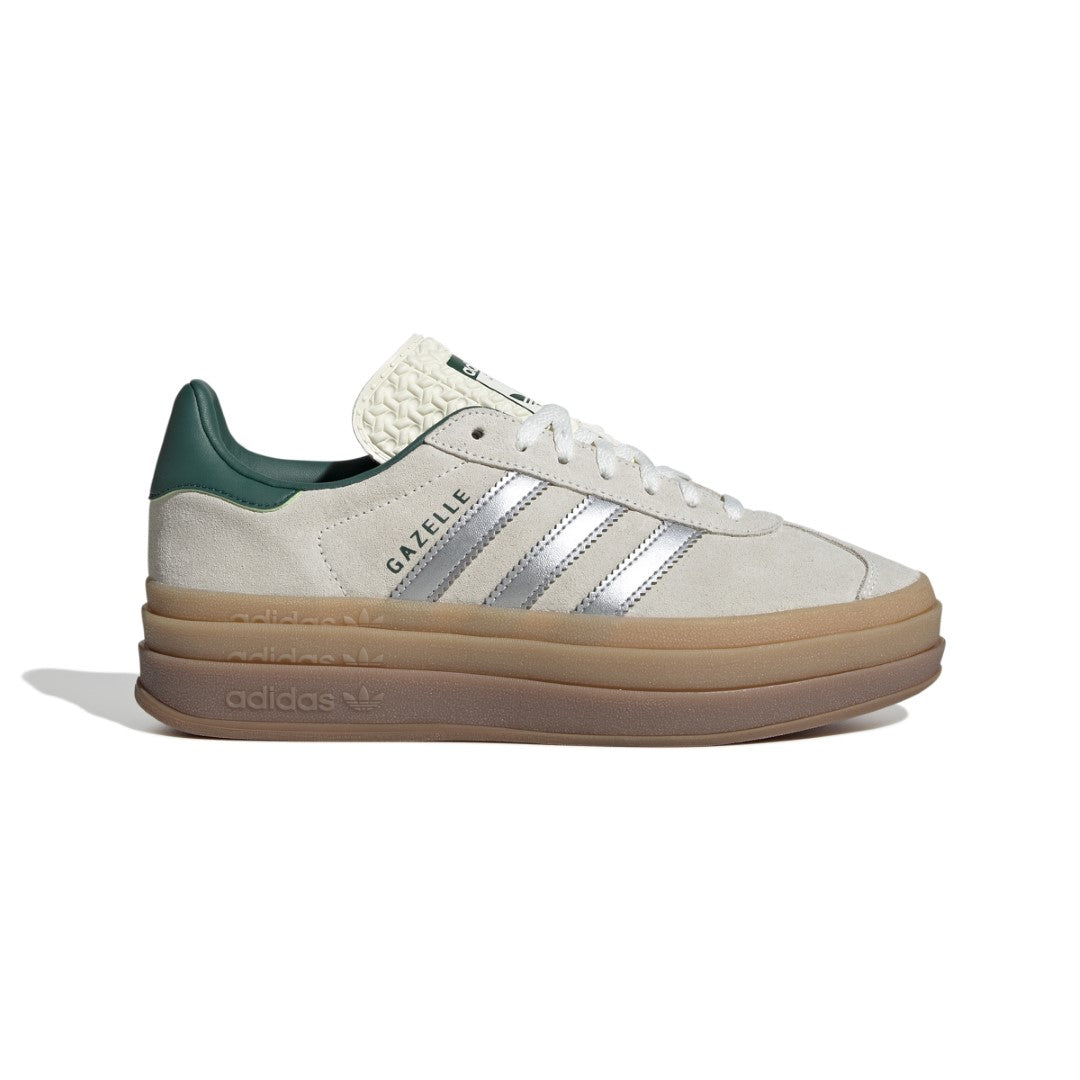 adidas gazelle silver green womens Adidas Gazelle Bold Kids' Lifestyle Shoes Off White