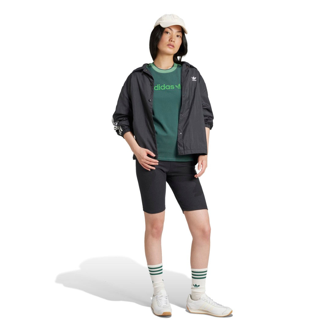 تي شيرت Originals Graphic Badge Slim 3-Stripes