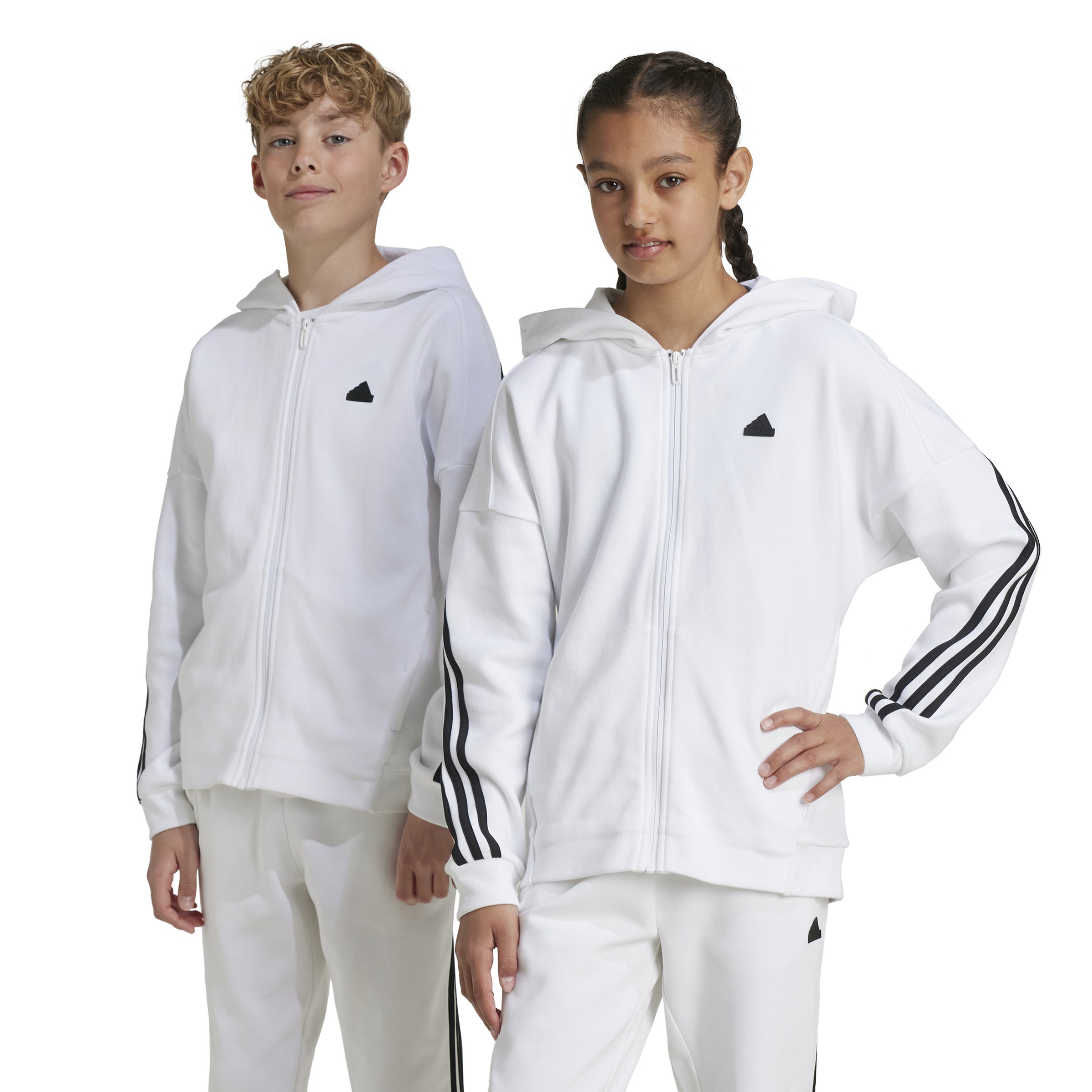 Future Icons 3-Stripes Full-Zip Hooded Track Top