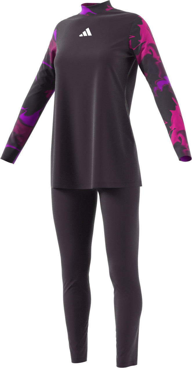 Padded Full-Cover Swimwear Set