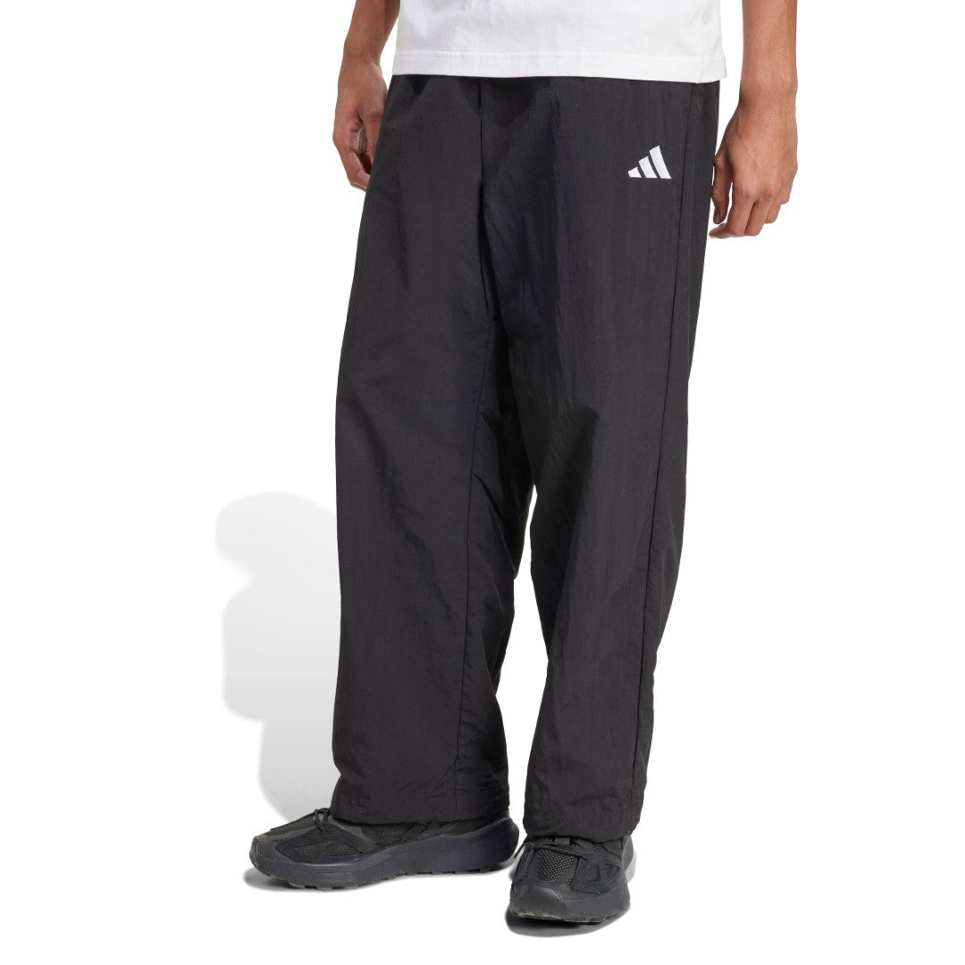 Essential Small Logo Woven Open Hem Pant