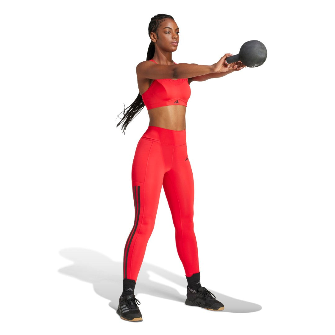 Optimé 3-Stripes Full-Length Leggings