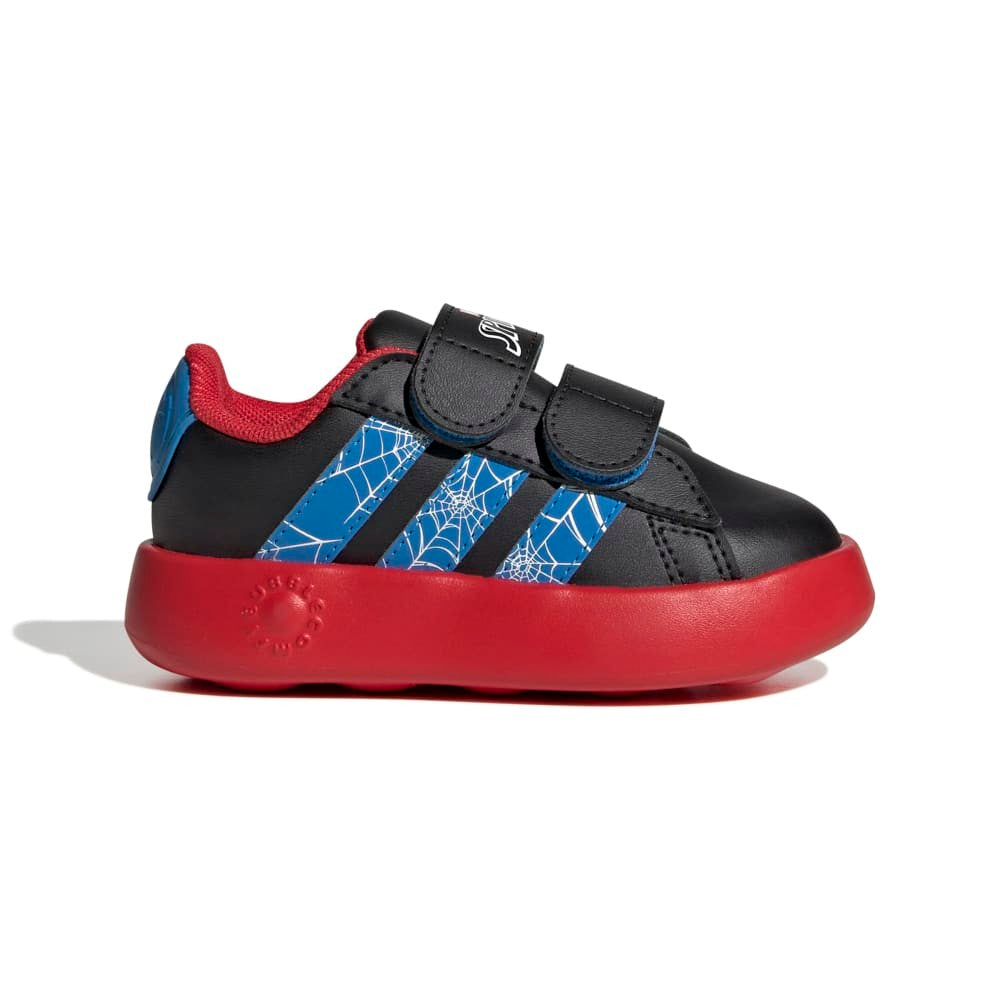 adidas marvel spider-man grand court infants shoes unisex black