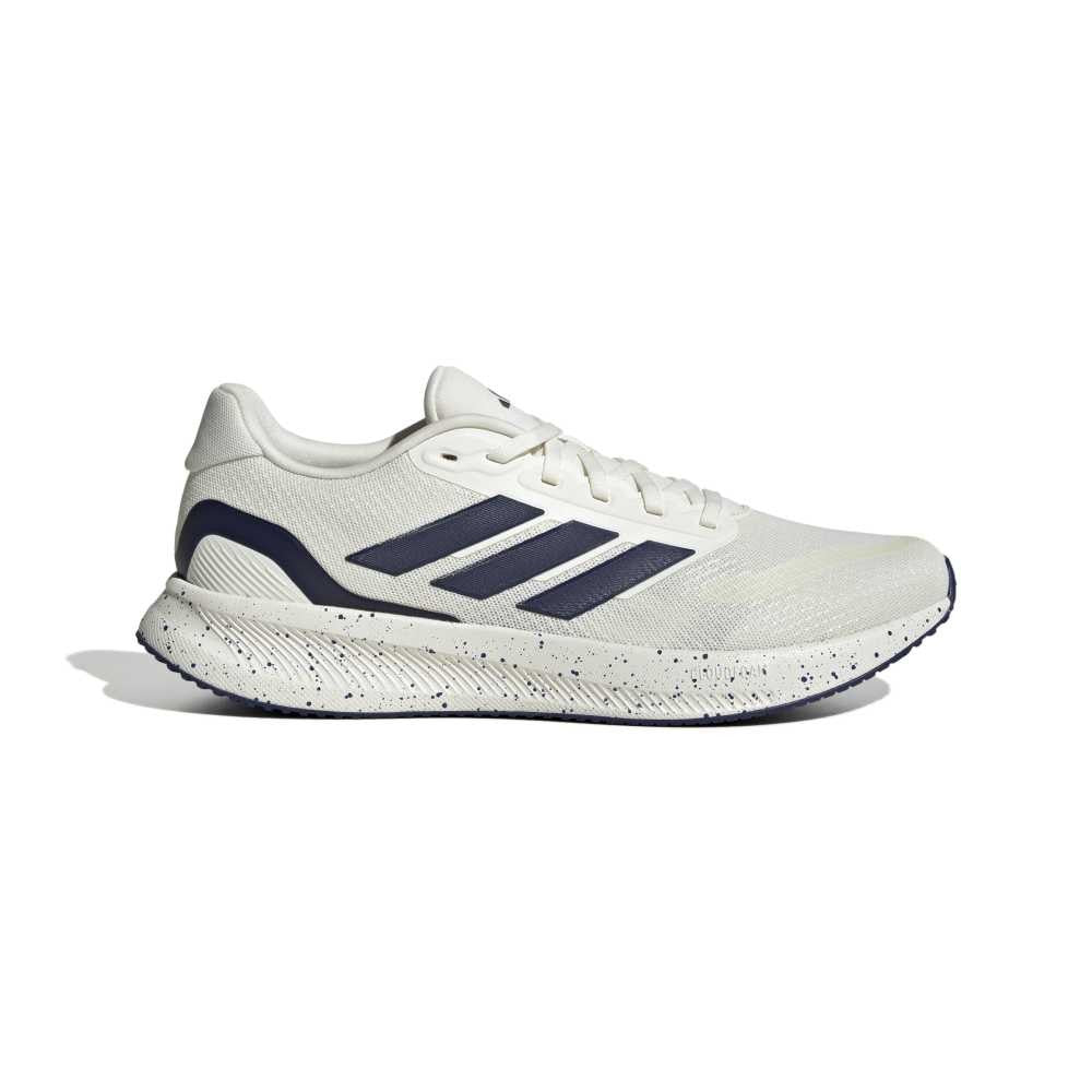 adidas Runfalcon 5 Men's Running Shoes White/Blue Cushioned Comfort adidas Runfalcon 5 Men's Running Shoes White/Blue Cushioned Comfort