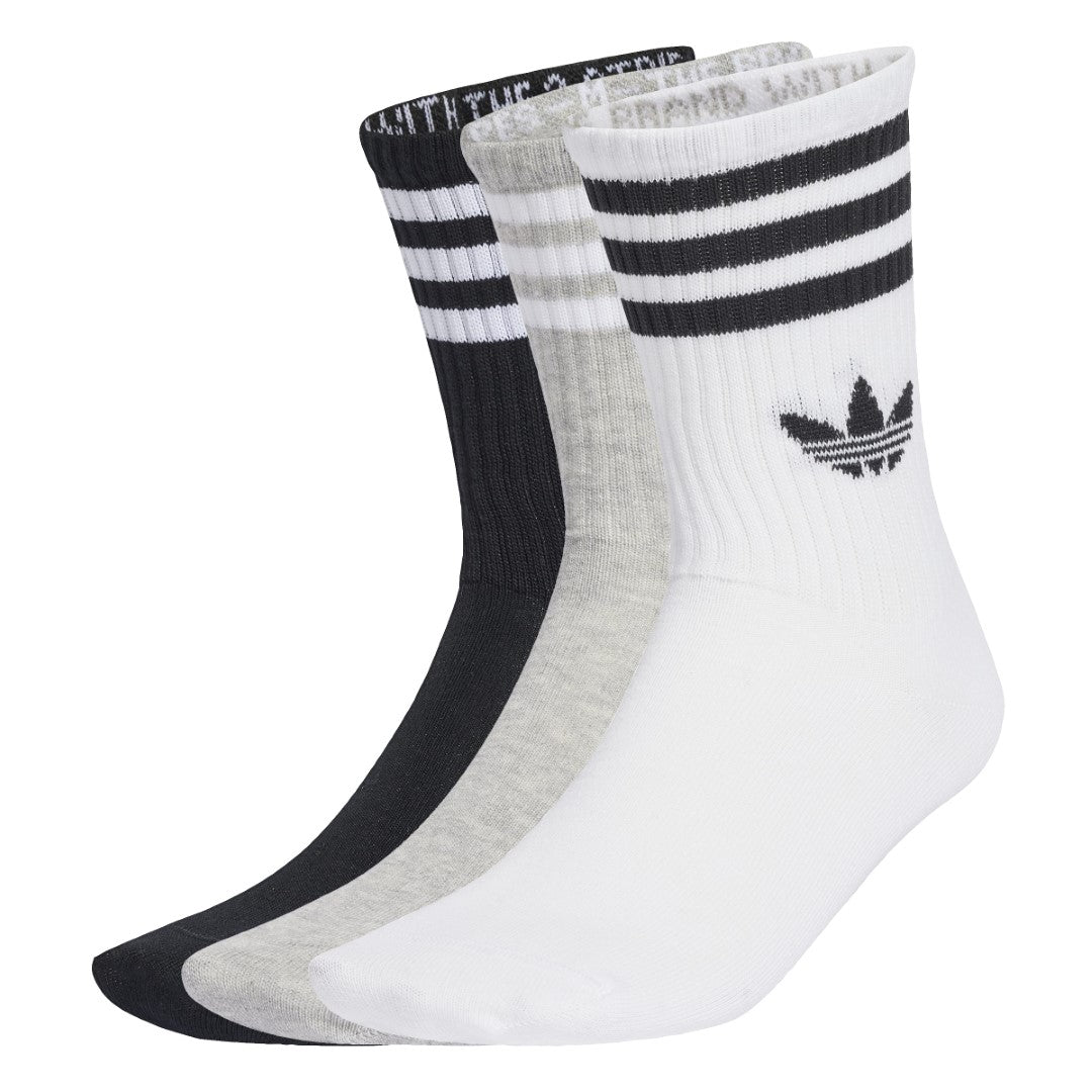 3-Stripes Crew Socks 3 Pairs