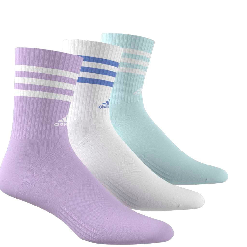 3-Stripes Cushioned Crew Socks 3 Pairs