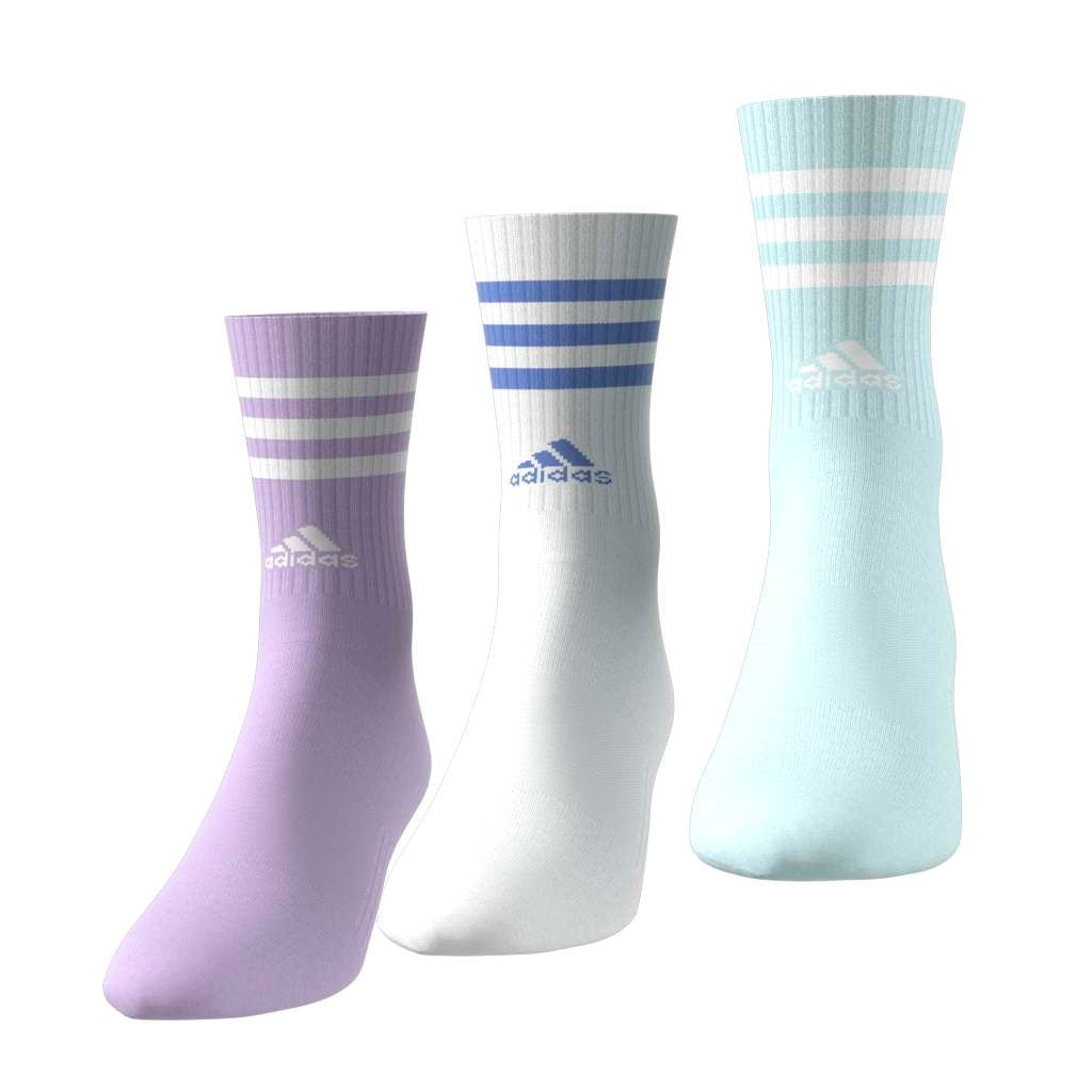3-Stripes Cushioned Crew Socks 3 Pairs