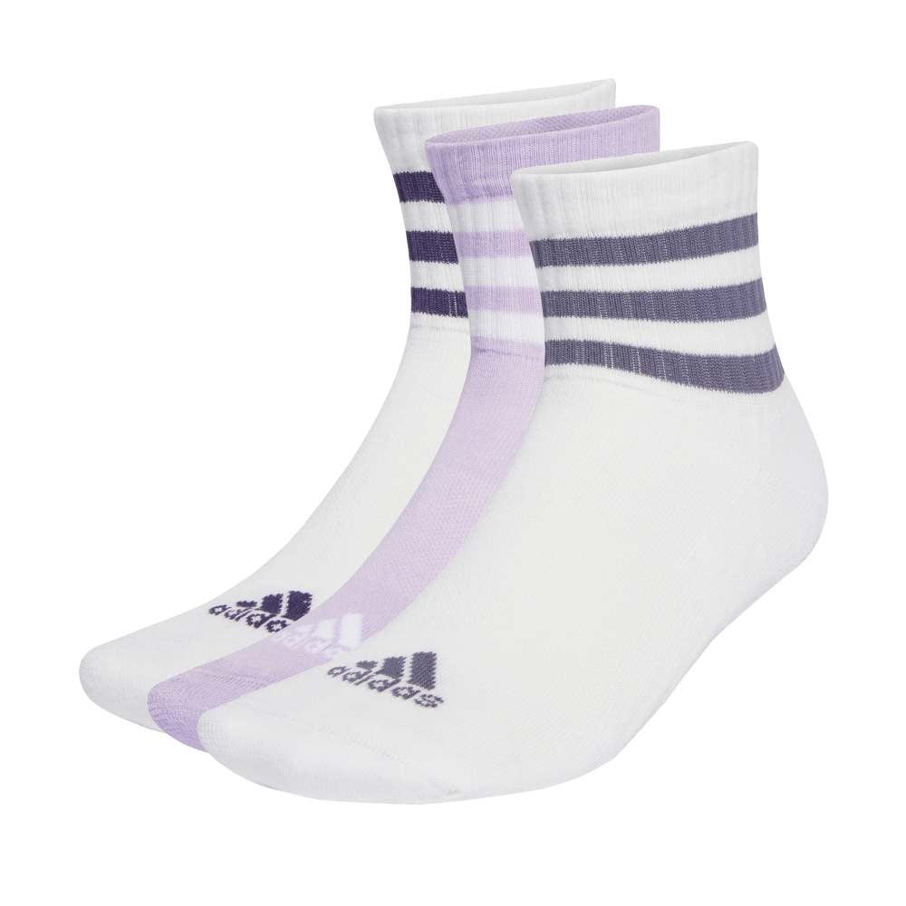 3-Stripes Cushioned Sportswear Low-Cut Socks 3 Pairs