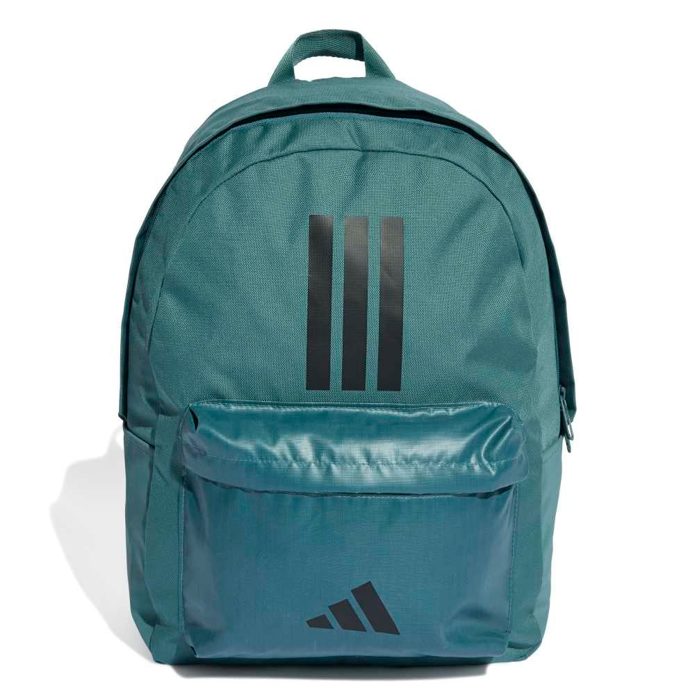 adidas classic three stripes back to school backpack unisex green