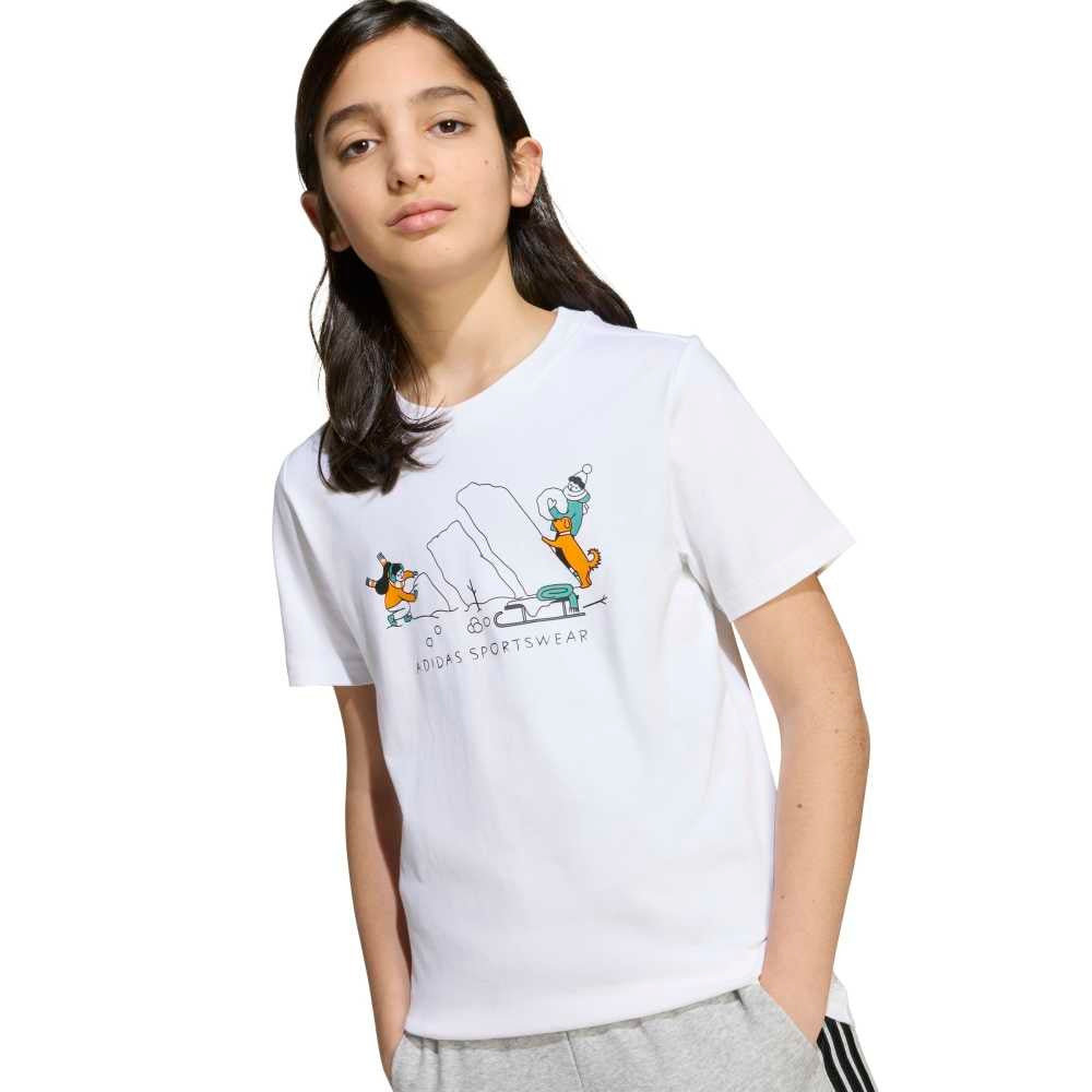 Winter Sports Graphic T-Shirt Kids