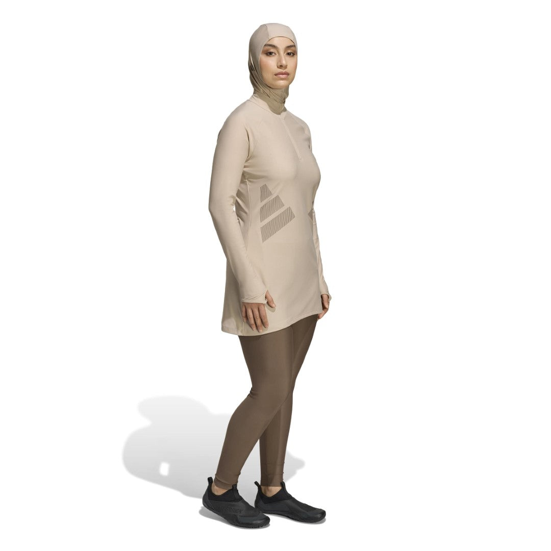 Big Bars Long Sleeve Swim Top