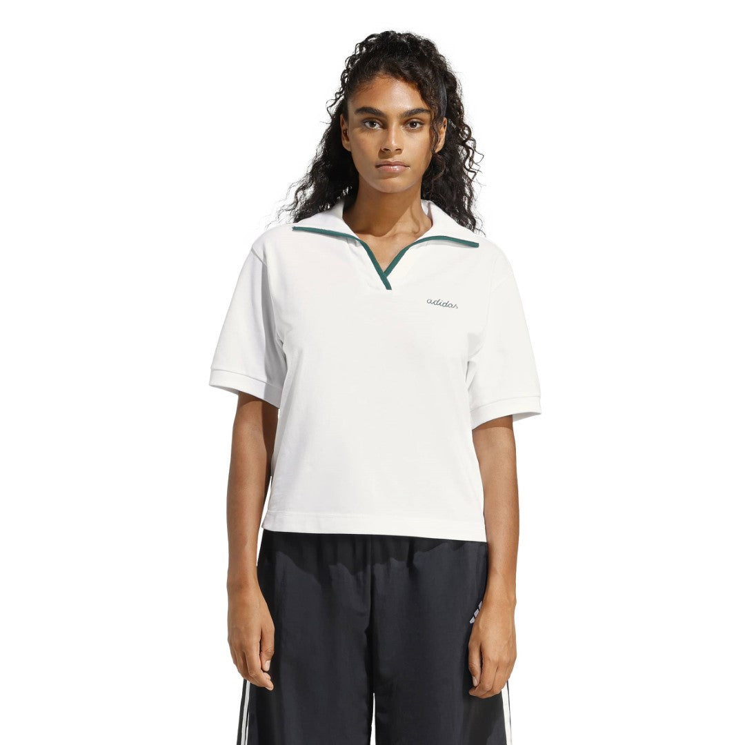 Seasonal Essentials Colorpop Polo with Embroidered Graphic