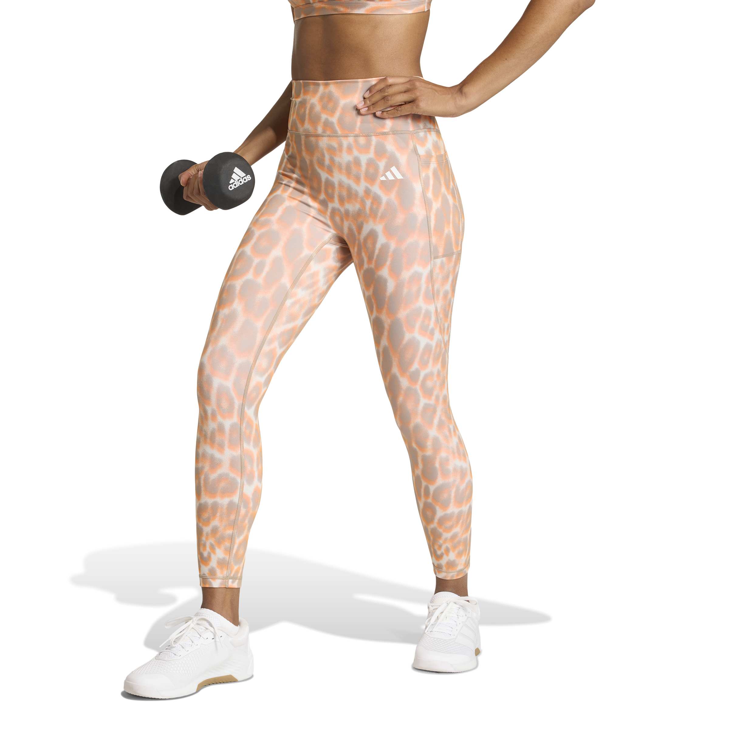 Optime Essentials Workout Leopard 7/8 Leggings