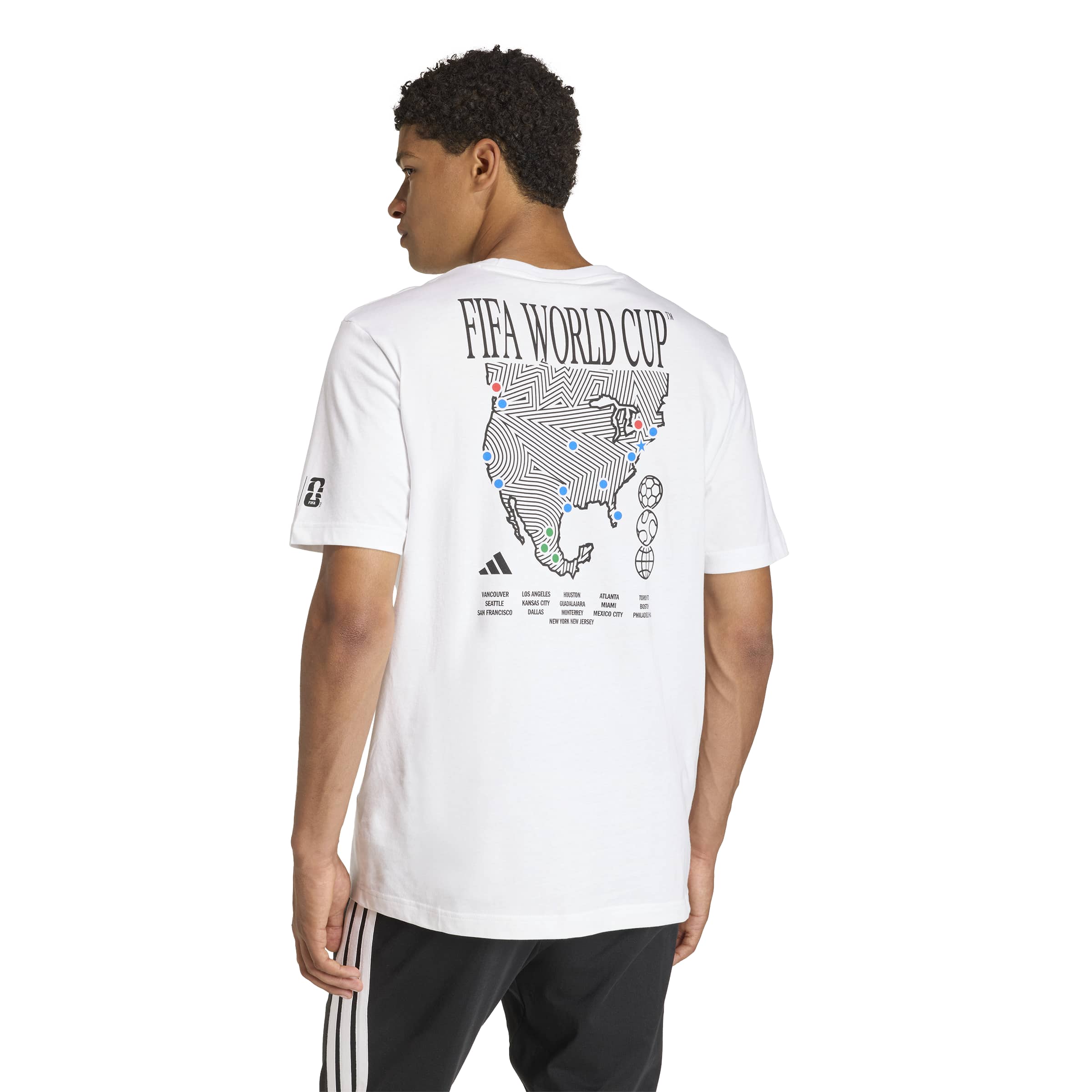 Fifa Wc Map Graphic T-Shirt