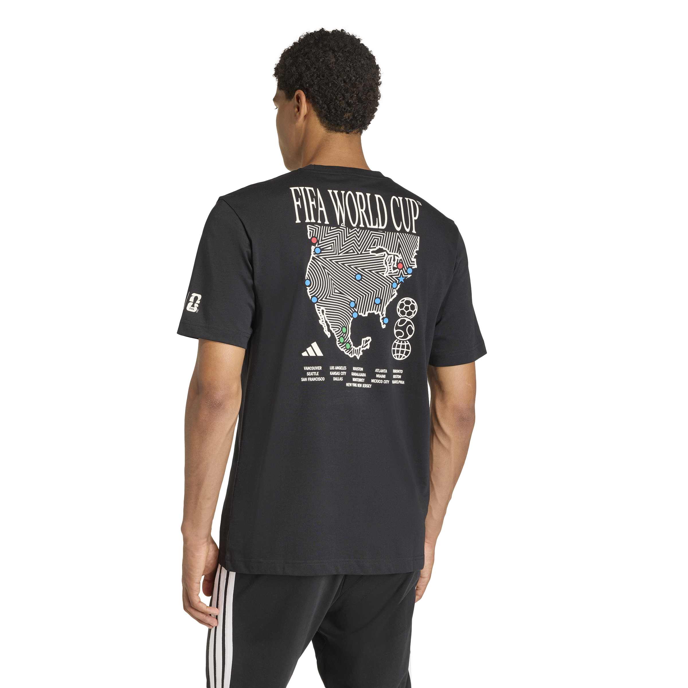 Fifa Wc Map Graphic T-Shirt