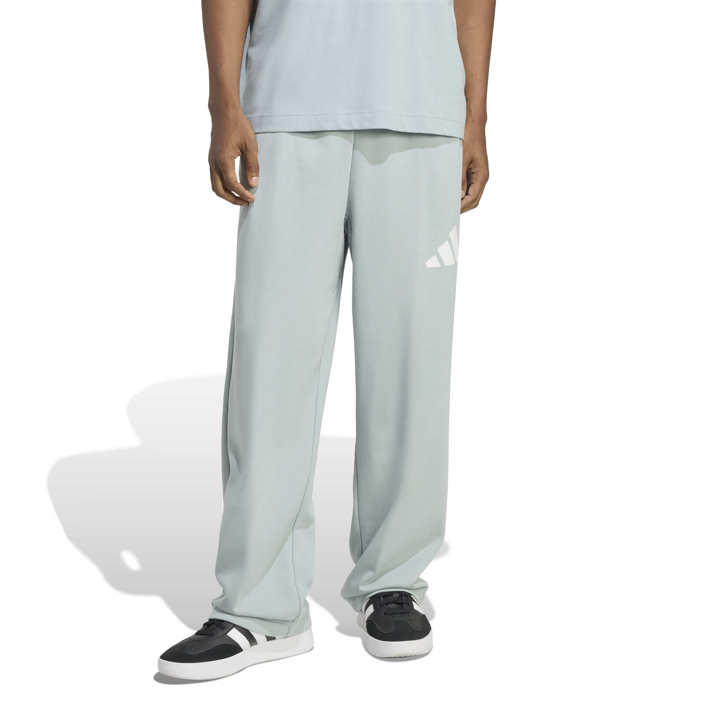 Essentials Wide Leg 3 Bar Logo Pants