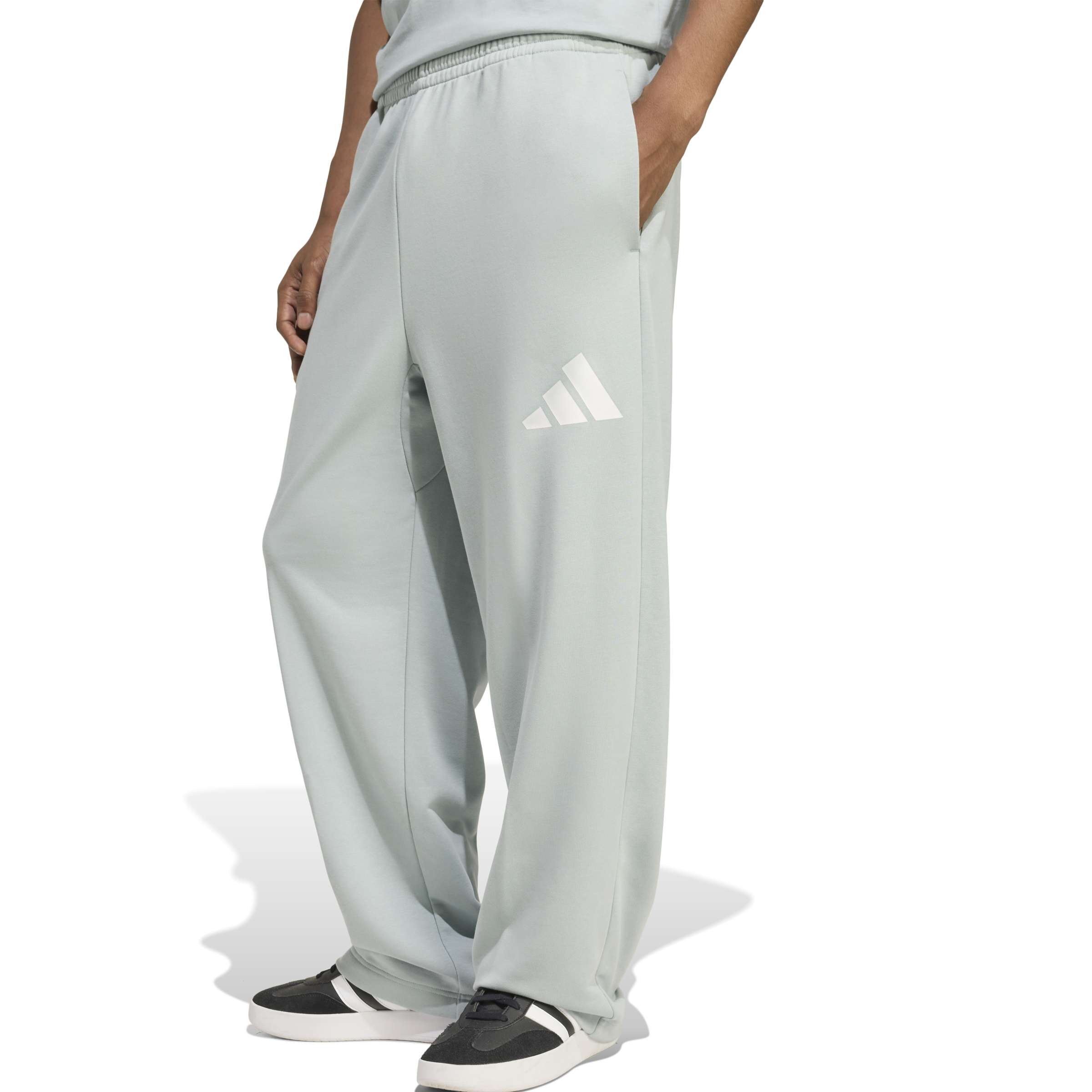 Essentials Wide Leg 3 Bar Logo Pants