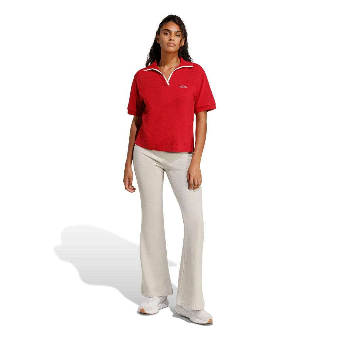 Seasonal Essentials Colorpop Polo with Embroidered Graphic