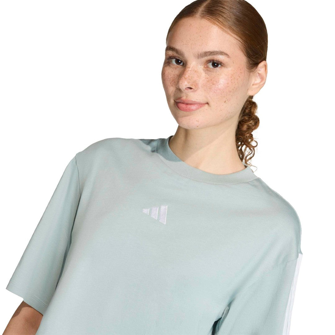 Essentials 3-Stripes Cotton Loose T-Shirt