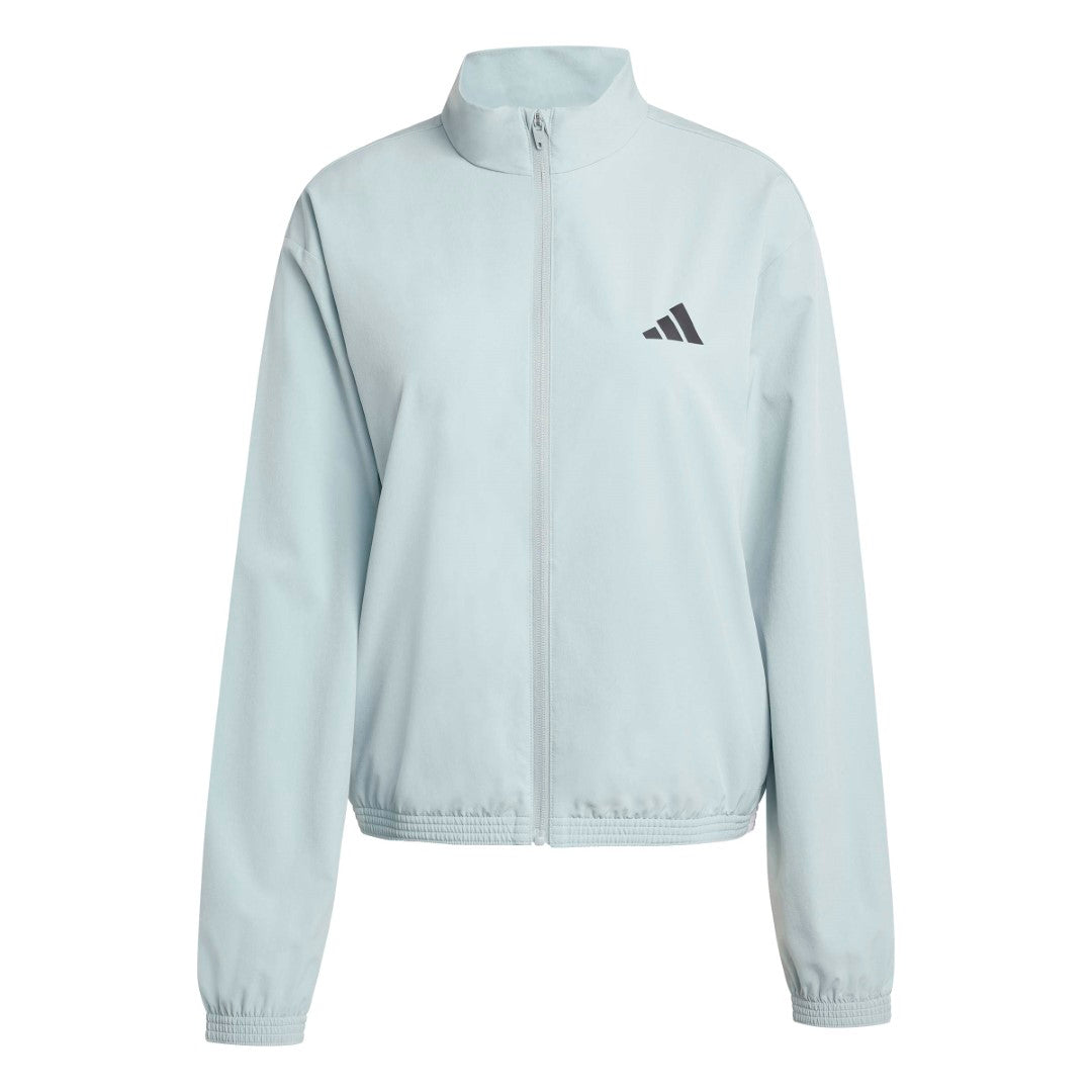 Train Essentials 3-Stripes Woven Warm-Up Jacket