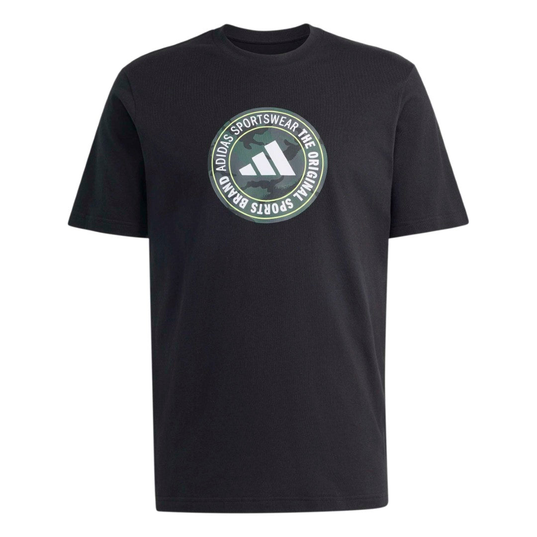Camo Circle Graphic T-Shirt