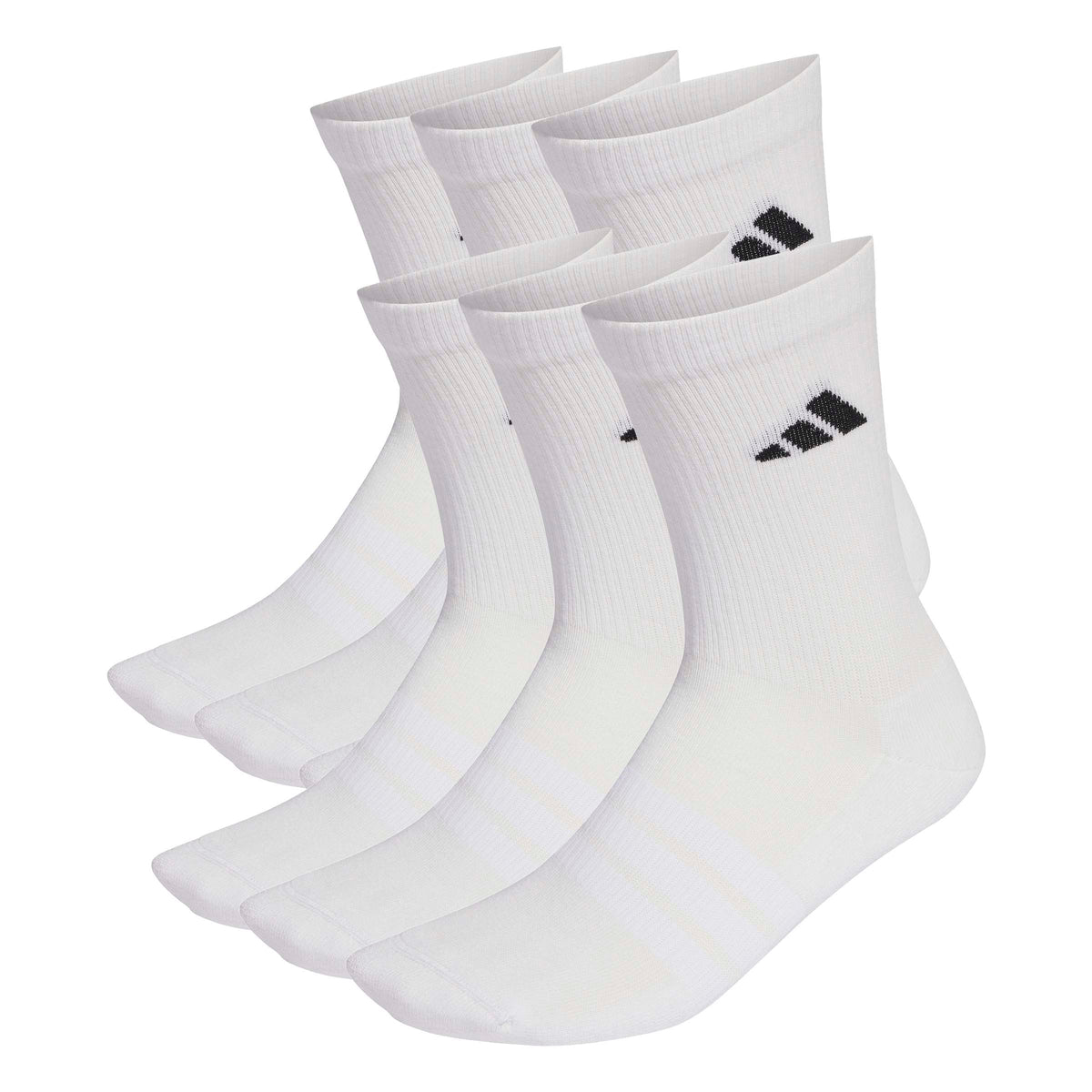 Cushioned Crew Socks 6 Pair Pack