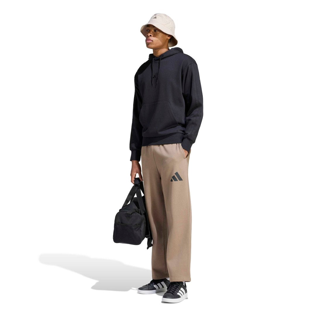 Essentials Wide-Leg 3 Bar Logo Joggers