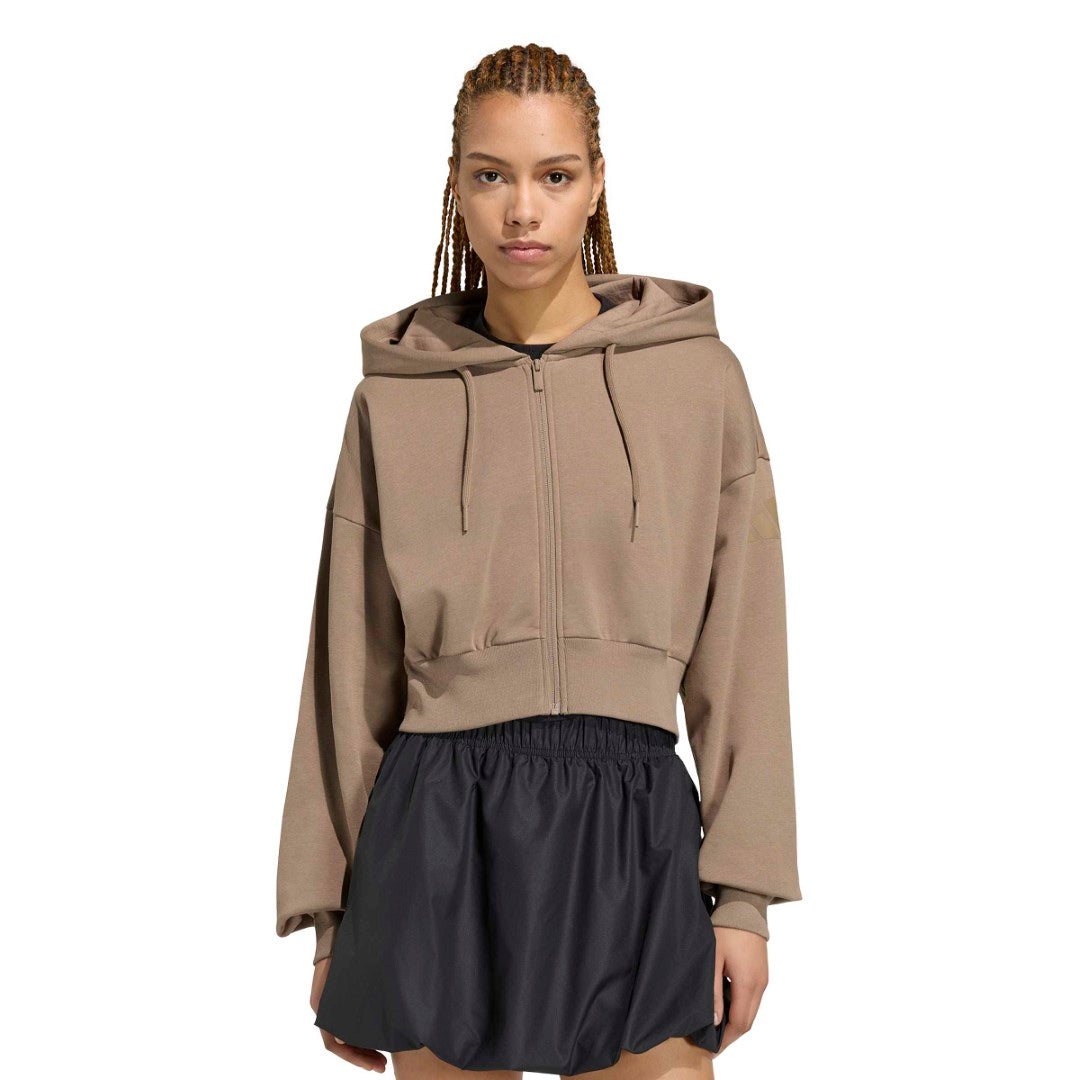 Essentials Contemporary Fleece Full Zip Hooded Jacket