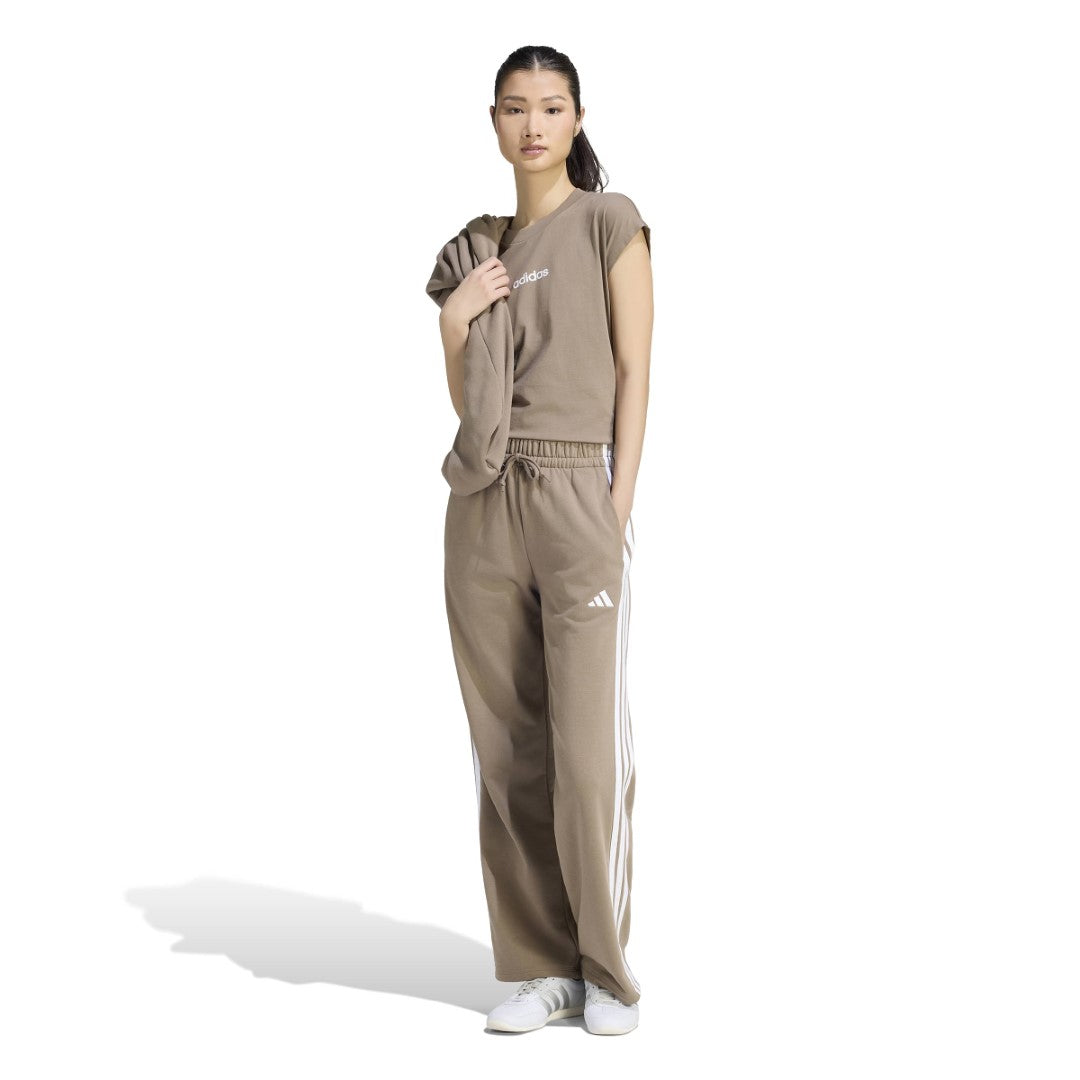 Essentials 3-Stripes Open Hem French Terry Joggers