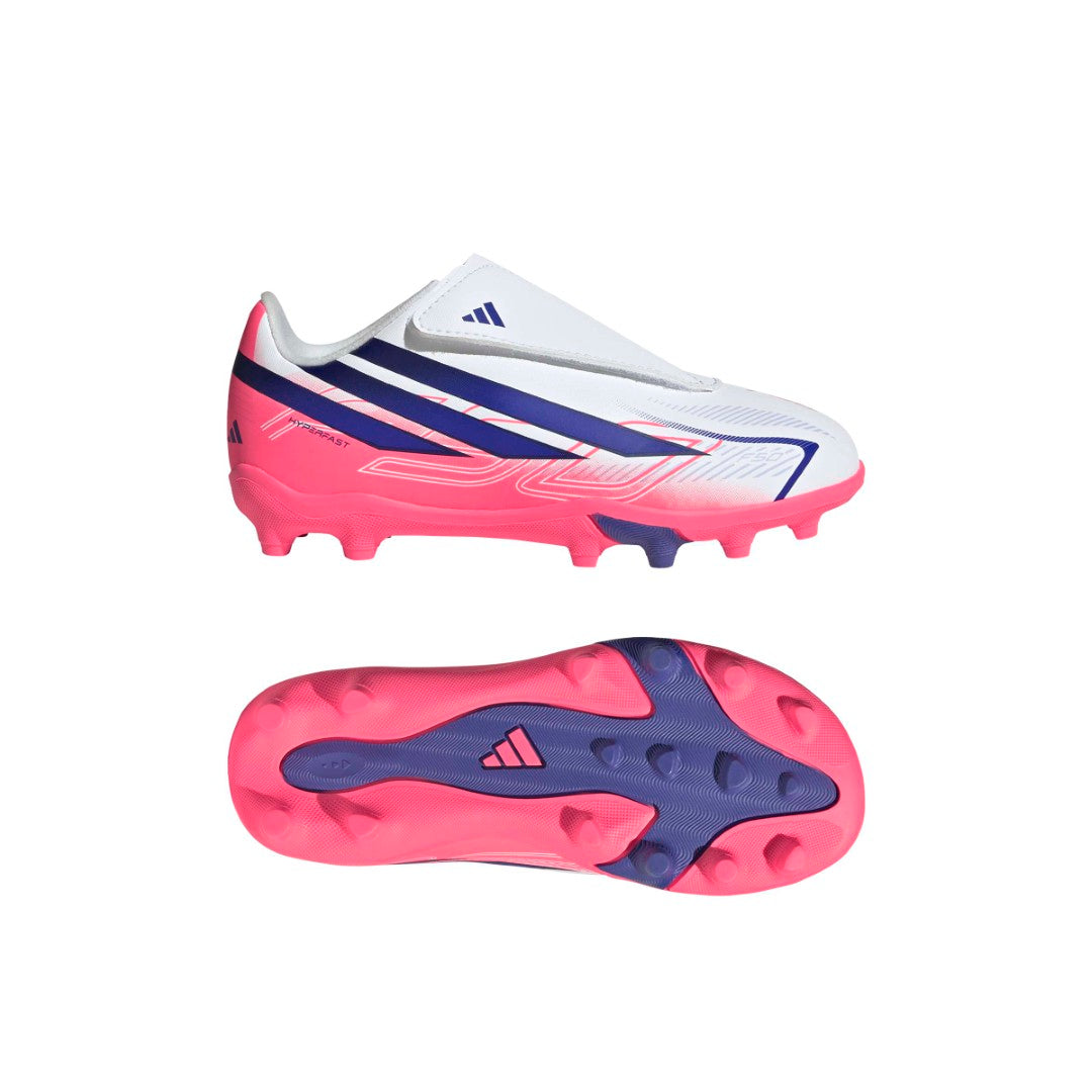 F50 Hyperfast Club Velcro Firm Ground / Multi Ground Football Boots