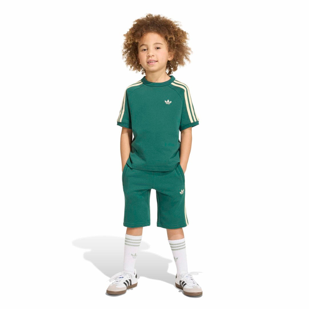 3 Stripe Short Tee Set