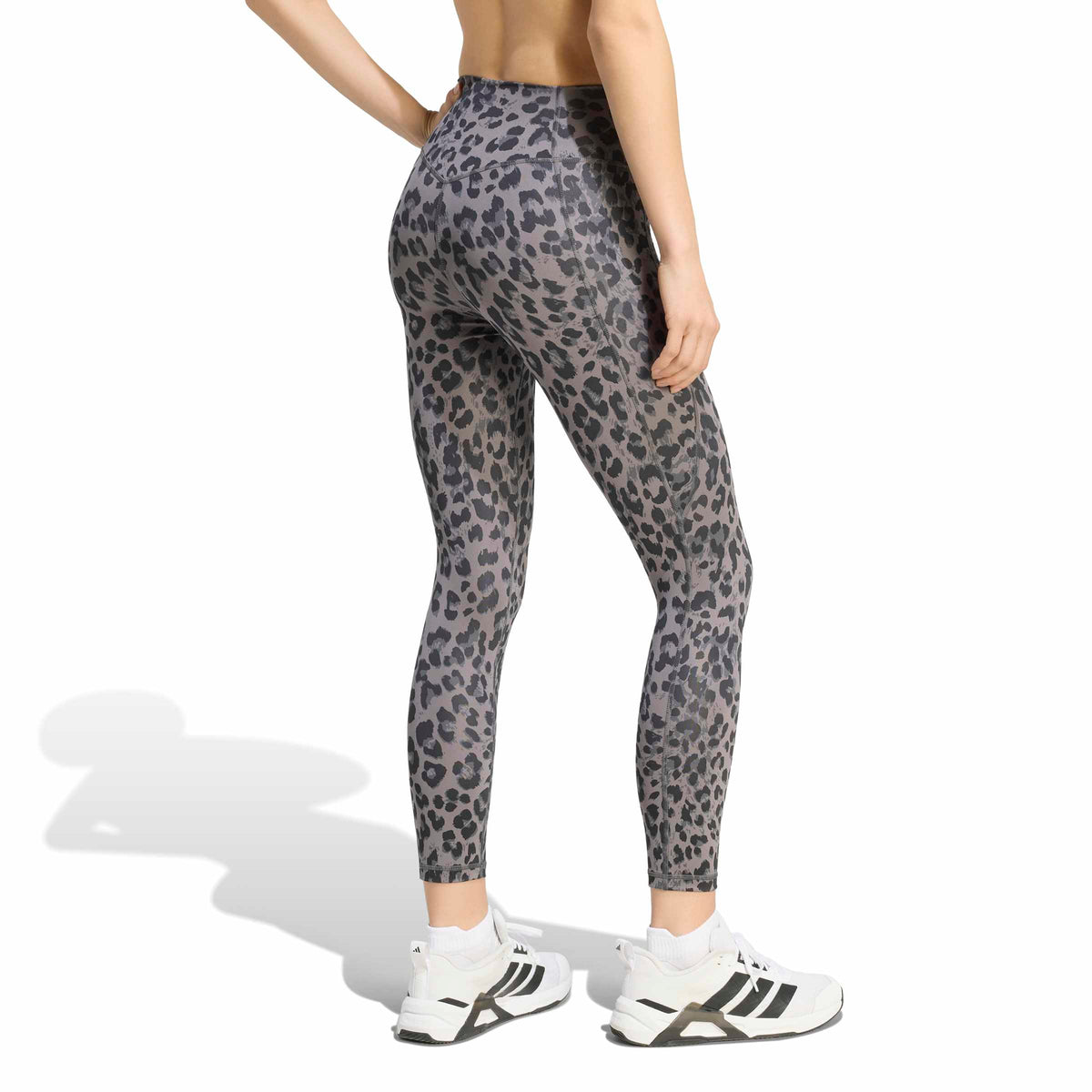 Optime Essentials 3-Stripes Leopard 7/8 Leggings