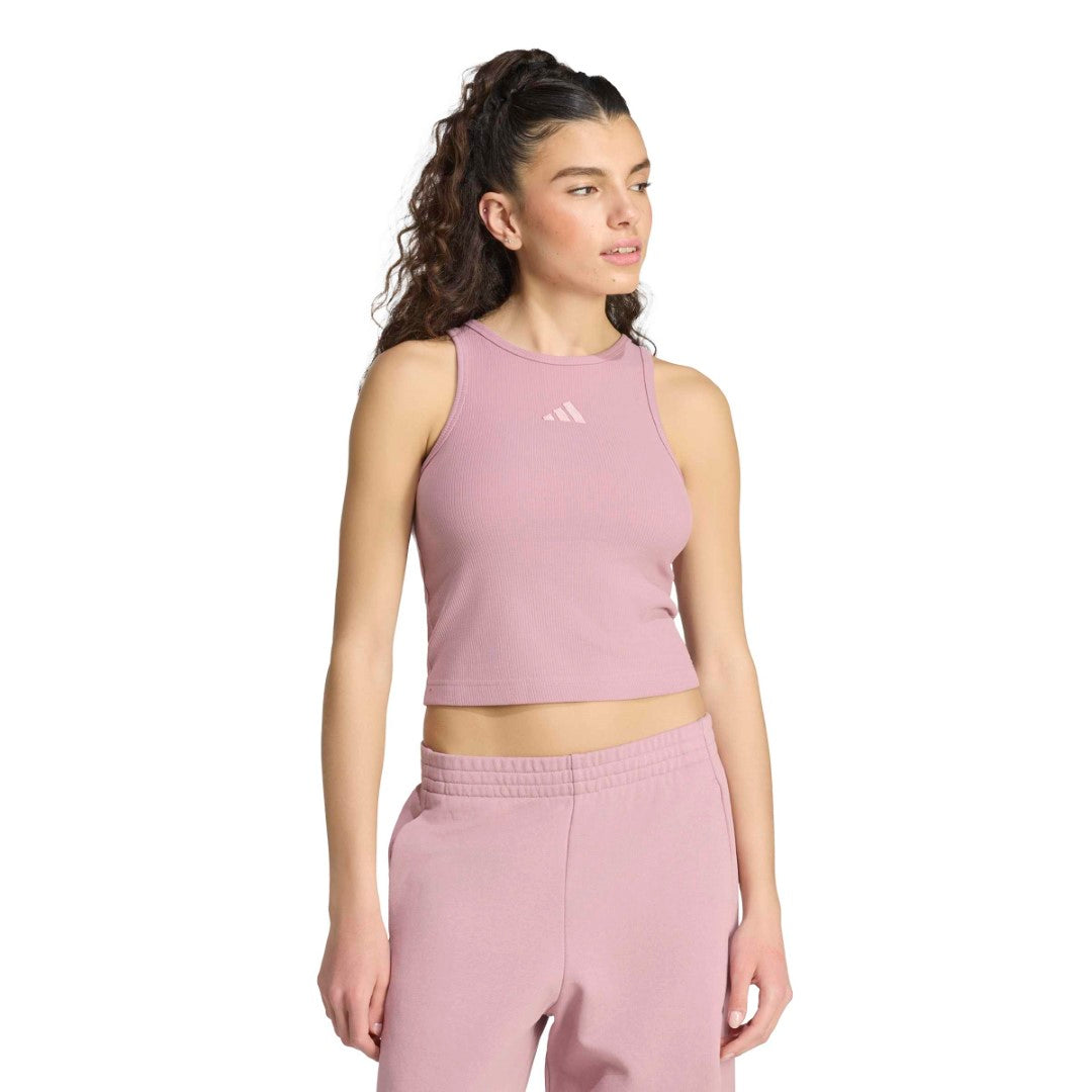 Adidas Kit Small Logo Rib Tank Top