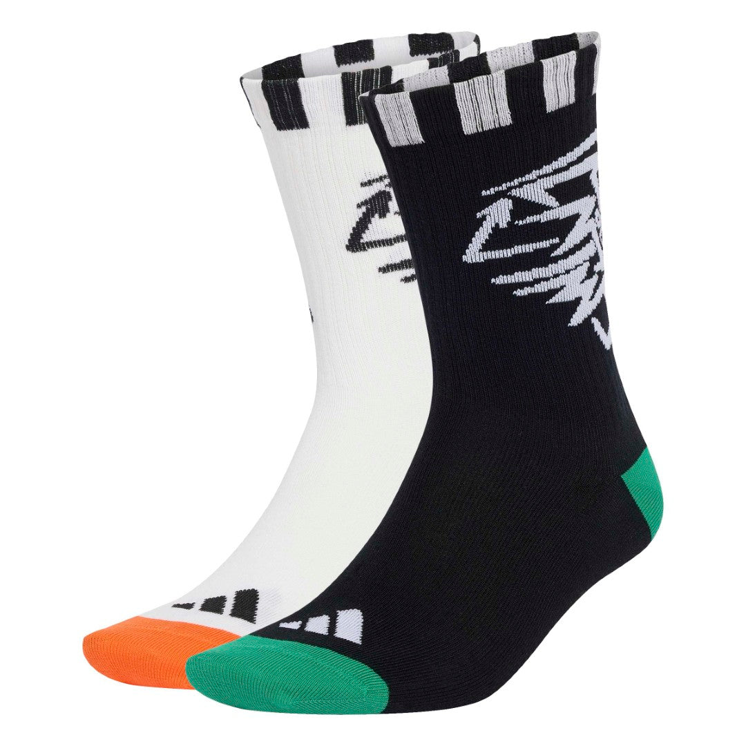 Adidas In Your Shoes Graphic Sock 2 Pair Pack