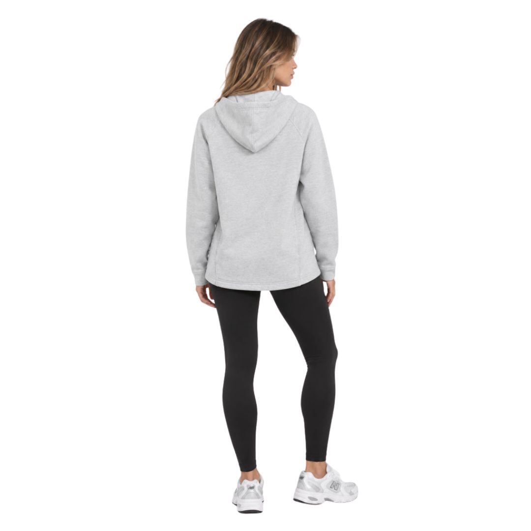 Melton Fleece Hoodie Top