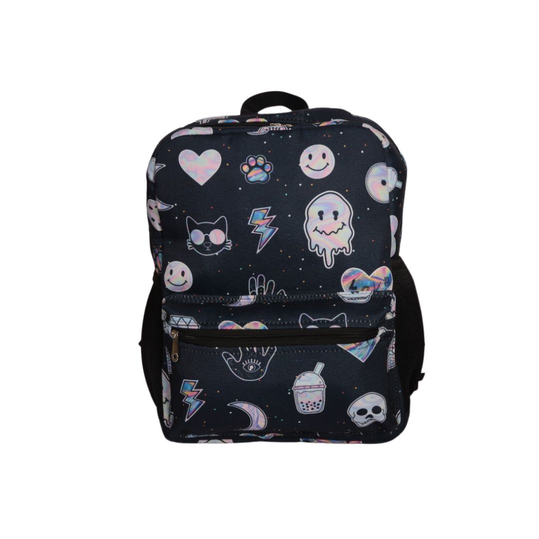 galaxy print mini backpack Metallic Galaxy Small Backpack