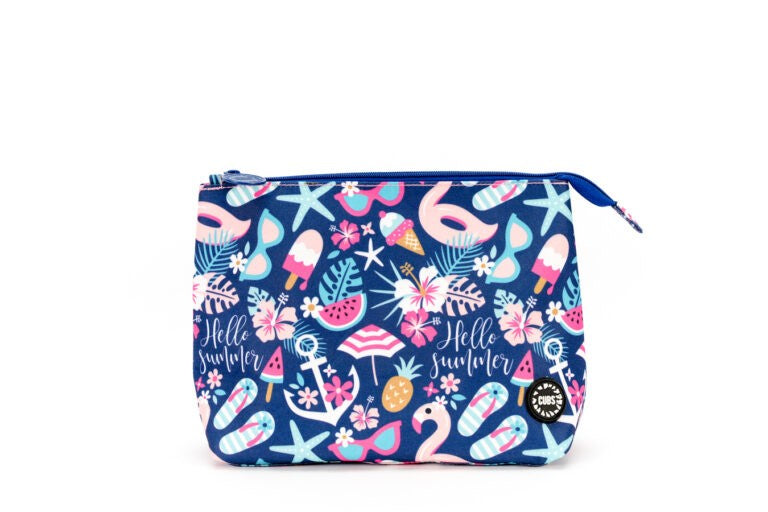 Purple Hello Summer M Pouch