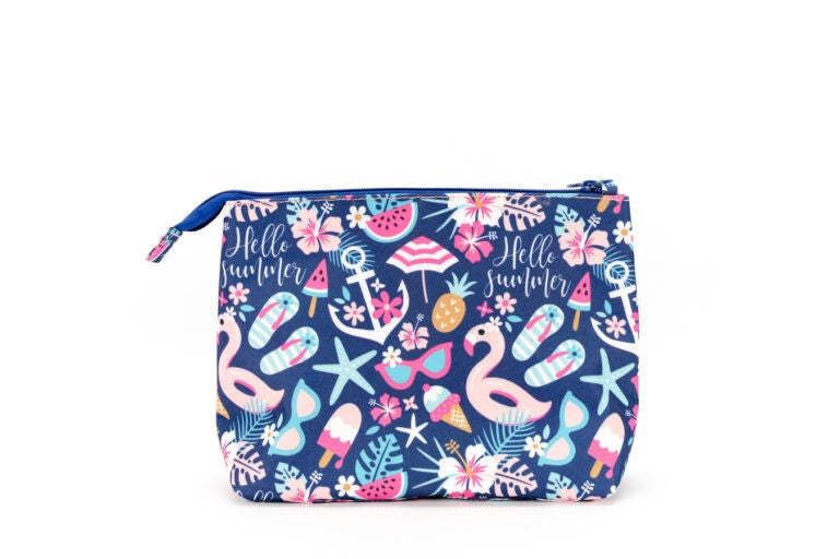 Purple Hello Summer M Pouch