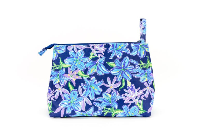 Purple Lillies Large Pouch