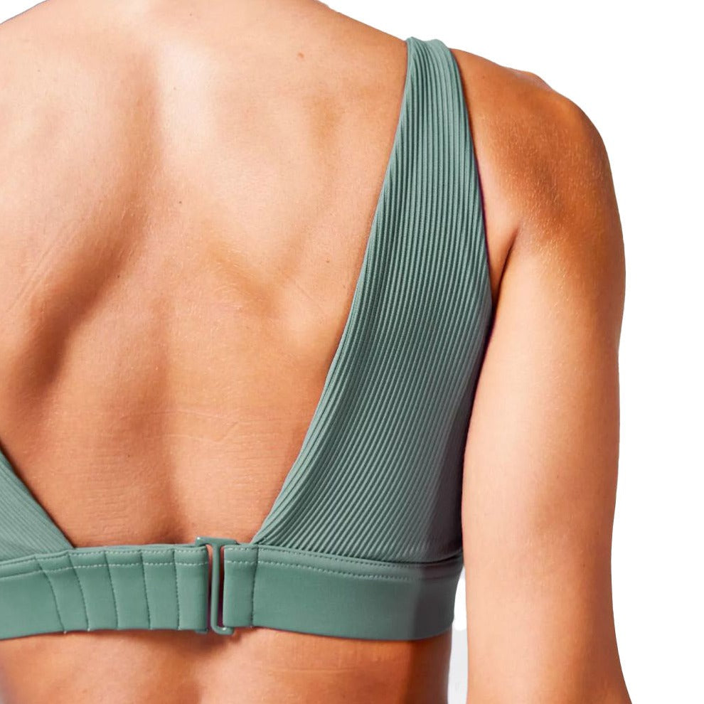 Code Ribbed Asymmetric Sports Bra