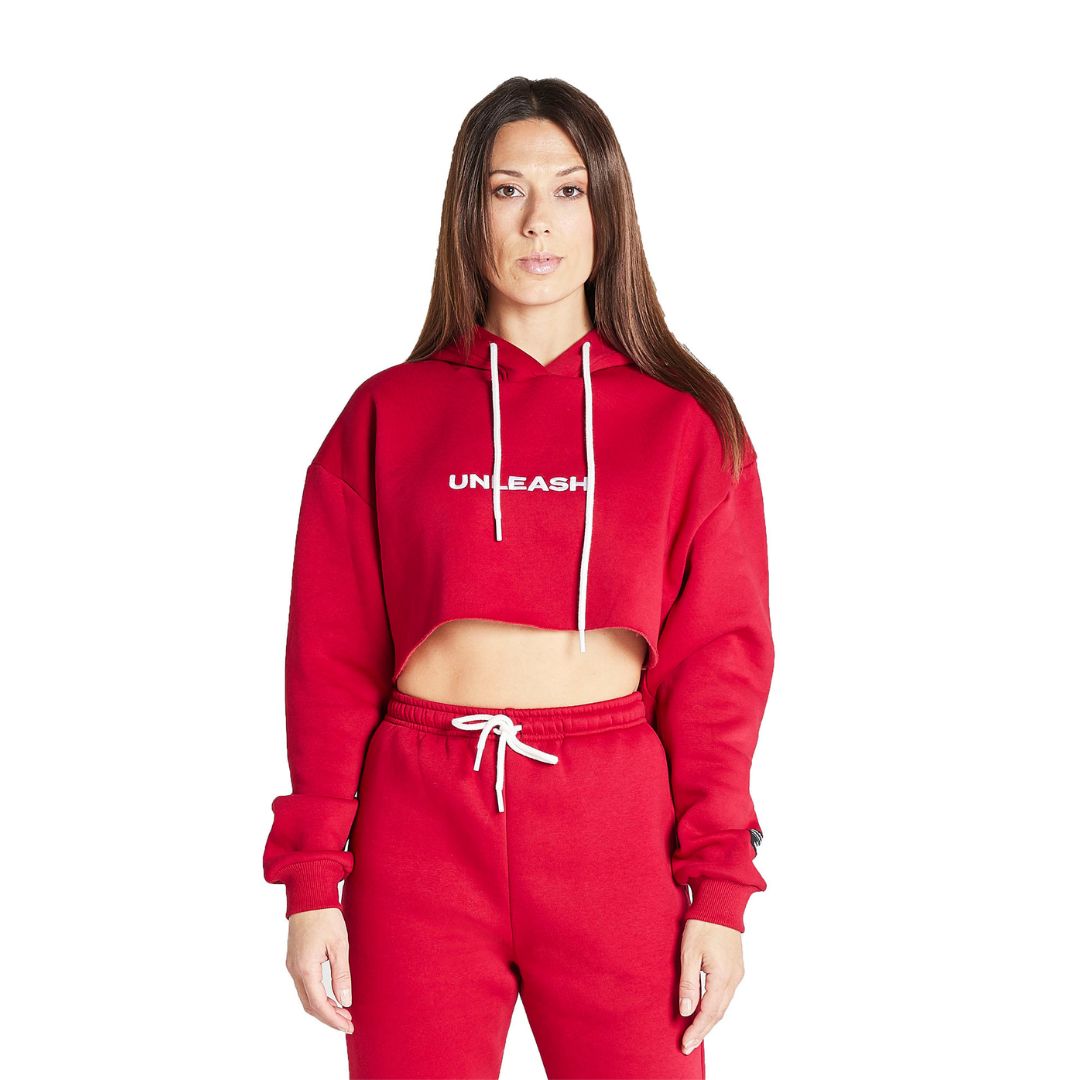 Scorpio Fleece Oversized Crop Sweatshirt