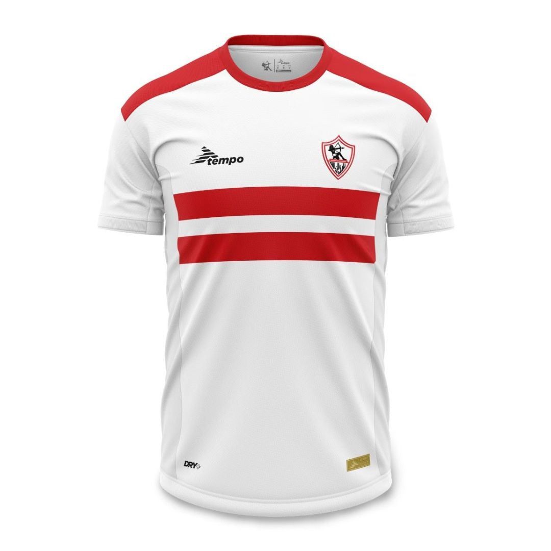 Zamalek Home Match Jersey 23/24 Fan Edition Kids T-Shirt