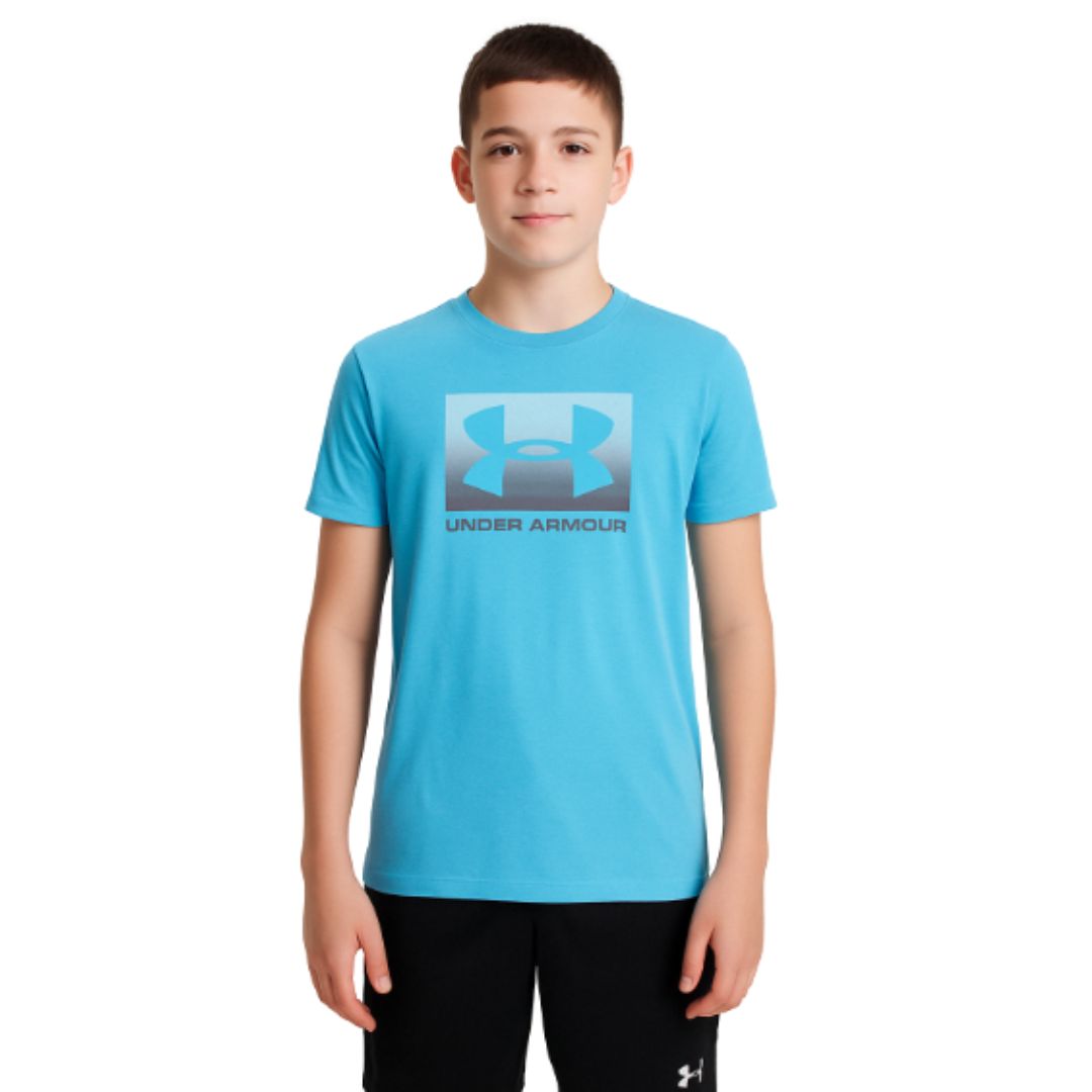 Under Armour Boxed Sports Kid's T-shirt Blue
