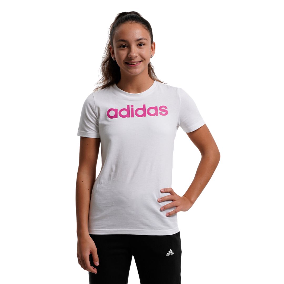 Adidas essentials linear slim tee deals